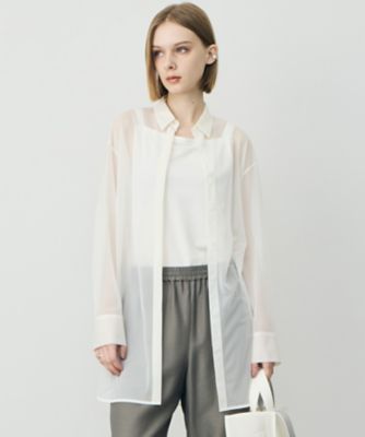 ICB L (Women/大きいサイズ)/アイシービーＬ ハイゲージチュール　ロングシャツ（ＫＫＣＭＬＭ０５０２）