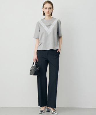 レースコンビ ロゴTシャツ（KKCMLM0503） | ICB L (Women