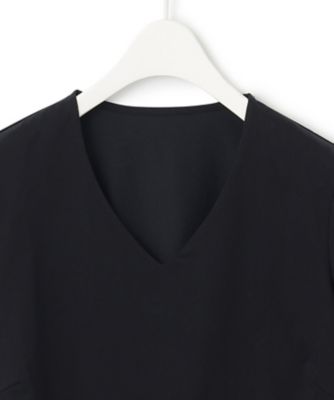 ⭐️新品⭐️【洗える】スーペリアジャージー Vネック半袖プルオーバー