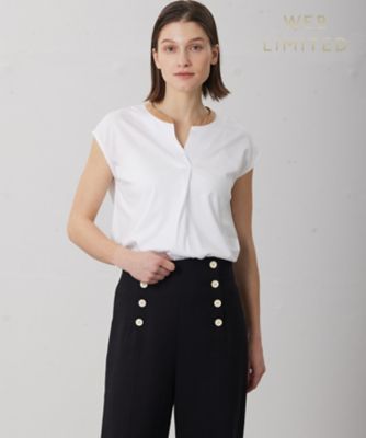 ＜BEIGE， (Women)＞【ＷＥＢ限定】ＡＵＢＩＮ　／　バイカラートップス（ＫＫＣＷＣＭ０５４０）