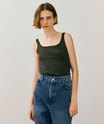 【ＢＥＩＧＥ、ｅｃｒｕ／ＷＥＢ限定・洗える】ＲＩＢ　ＴＯＰＳ　／　　コットンシルクリブキャミソール（ＫＫＣＷＣＷ０２５０）
