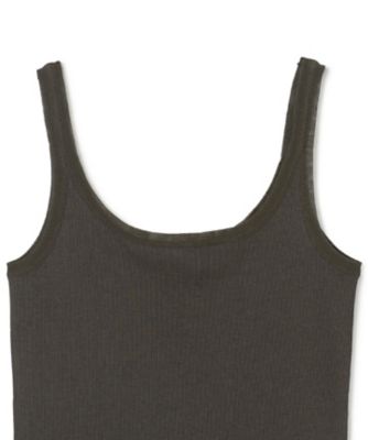 【ＢＥＩＧＥ、ｅｃｒｕ／ＷＥＢ限定・洗える】ＲＩＢ　ＴＯＰＳ　／　　コットンシルクリブキャミソール（ＫＫＣＷＣＷ０２５０）