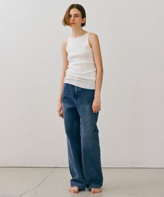【ＢＥＩＧＥ、ｅｃｒｕ／ＷＥＢ限定・洗える】ＲＩＢ　ＴＯＰＳ　／　　コットンシルクアメリカンスリーブトップス（ＫＫＣＷＣＷ０２５１）