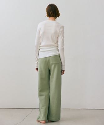 【ＢＥＩＧＥ、ｅｃｒｕ／ＷＥＢ限定・洗える】ＲＩＢ　ＴＯＰＳ　／　　コットンシルクロングスリーブトップス（ＫＫＣＷＣＷ０２５２）