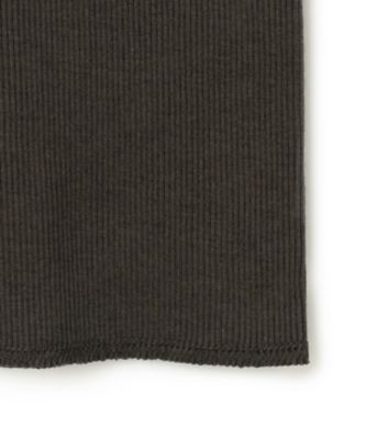 【ＢＥＩＧＥ、ｅｃｒｕ／ＷＥＢ限定・洗える】ＲＩＢ　ＴＯＰＳ　／　　コットンシルクハイネックトップス（ＫＫＣＷＣＷ０２５３）