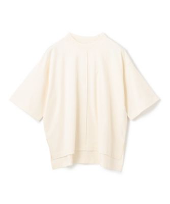 【ＢＥＩＧＥ、ｅｃｒｕ／ＷＥＢ限定・洗える】ＪＥＲＳＥＹ　ＳＴＩＴＣＨ　／　コットンハーフスリーブトップス（ＫＫＣＷＣＷ０２５６）