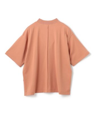 【ＢＥＩＧＥ、ｅｃｒｕ／ＷＥＢ限定・洗える】ＪＥＲＳＥＹ　ＳＴＩＴＣＨ　／　コットンハーフスリーブトップス（ＫＫＣＷＣＷ０２５６）