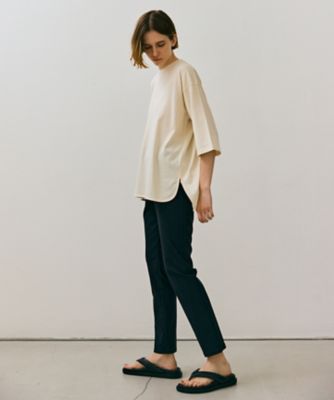 【ＢＥＩＧＥ、ｅｃｒｕ／ＷＥＢ限定・洗える】ＪＥＲＳＥＹ　ＳＴＩＴＣＨ　／　コットンオーバサイズトップス（ＫＫＣＷＣＷ０２５７）