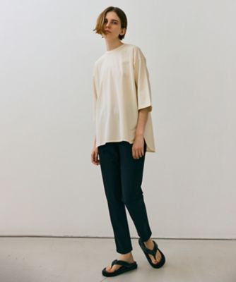 【ＢＥＩＧＥ、ｅｃｒｕ／ＷＥＢ限定・洗える】ＪＥＲＳＥＹ　ＳＴＩＴＣＨ　／　コットンオーバサイズトップス（ＫＫＣＷＣＷ０２５７）