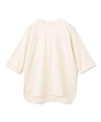 【ＢＥＩＧＥ、ｅｃｒｕ／ＷＥＢ限定・洗える】ＪＥＲＳＥＹ　ＳＴＩＴＣＨ　／　コットンオーバサイズトップス（ＫＫＣＷＣＷ０２５７）