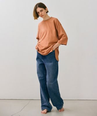 【ＢＥＩＧＥ、ｅｃｒｕ／ＷＥＢ限定・洗える】ＪＥＲＳＥＹ　ＳＴＩＴＣＨ　／　コットンオーバサイズトップス（ＫＫＣＷＣＷ０２５７）