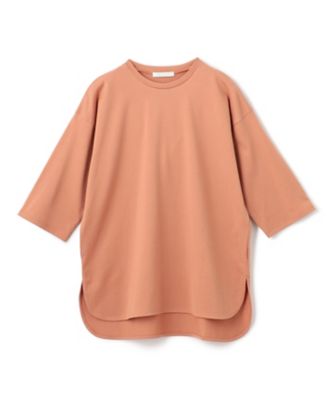 【ＢＥＩＧＥ、ｅｃｒｕ／ＷＥＢ限定・洗える】ＪＥＲＳＥＹ　ＳＴＩＴＣＨ　／　コットンオーバサイズトップス（ＫＫＣＷＣＷ０２５７）