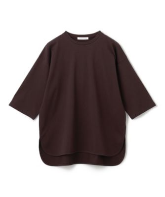 【ＢＥＩＧＥ、ｅｃｒｕ／ＷＥＢ限定・洗える】ＪＥＲＳＥＹ　ＳＴＩＴＣＨ　／　コットンオーバサイズトップス（ＫＫＣＷＣＷ０２５７）