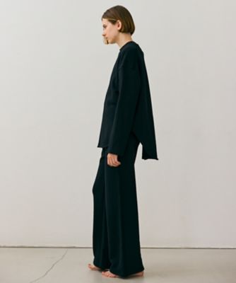 【ＢＥＩＧＥ、ｅｃｒｕ／ＷＥＢ限定・洗える】ＬＯＯＰ　ＢＡＣＫ　／　コットンスウェットリブトップス（ＫＫＣＷＣＷ０３５１）