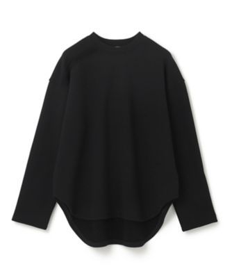 【ＢＥＩＧＥ、ｅｃｒｕ／ＷＥＢ限定・洗える】ＬＯＯＰ　ＢＡＣＫ　／　コットンスウェットリブトップス（ＫＫＣＷＣＷ０３５１）
