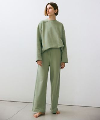 【ＢＥＩＧＥ、ｅｃｒｕ／ＷＥＢ限定・洗える】ＬＯＯＰ　ＢＡＣＫ　／　コットンスウェットリブトップス（ＫＫＣＷＣＷ０３５１）