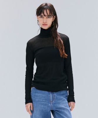 ＜BEIGE， (Women)＞ＳＯＲＥ　／　コットンシアーハイネックカットソー（ＫＫＣＷＣＷ０６０２）