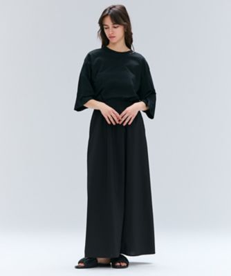【洗える】Ｓ．ＢＡＢＩＬＡ　／　スリットネックオーバーサイズＴシャツ（ＫＫＣＷＧＡ０１０１）