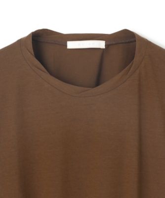 【ＢＥＩＧＥ、ｅｃｒｕ／ＷＥＢ限定・洗える】ＦＩＮＥ　ＤＲＹ　ＴＯＵＣＨ　／　ねじりデザインコットンクルーネックＴシャツ（ＫＫＣＷＧＭ０３５