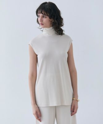 BEIGE， (Women)/ベイジ 【洗える・VERY 6月号掲載】MELLE / ジャージーハイネックカットソー(KKCWGM0405)