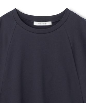 【洗える】ＳＴＯＣＫ　／　オーガニックコットン半袖ギャザートップス（ＫＫＣＷＧＭ０４１０）