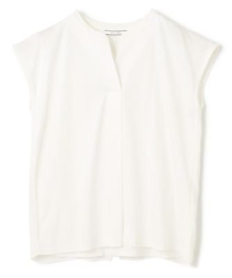 【ＷＥＢ限定・洗える】ＭＥＬＩＳＳＡ　／　バックシフォンスキッパー半袖トップス（ＫＫＣＷＧＭ６４５１）
