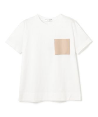 【ＷＥＢ限定・洗える】ＴＯＲＥＮＩＡ　／　レザーポケットコットンクルーネックＴシャツ（ＫＫＣＷＧＭ６４５２）
