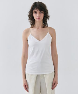 BEIGE， (Women)/ベイジ 【洗える・GISELe 4月号掲載】ABELIA / コットンVラインカップ付きキャミソール(KKCWGS0200)