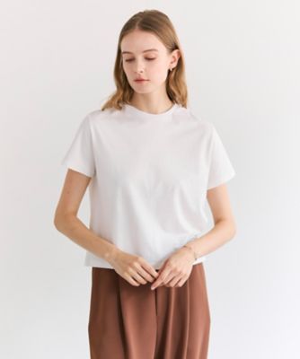 ＜BEIGE， (Women)＞ＤＩＯＰ　／　スビンコットン　クロップドＴシャツ（ＫＫＣＷＬＳ０３００）