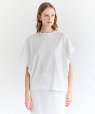 ＜BEIGE， (Women)＞ＤＩＯＰ　／　スビンコットン　ドレープＴシャツ（ＫＫＣＷＬＳ０３０１）