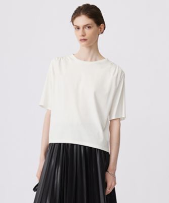 ＜ICB (Women)＞【接触冷感・ＵＶケア・洗える】　ハイツイストスムース　デザインカットソー（ＫＫＣＹＣＭ０７０１）