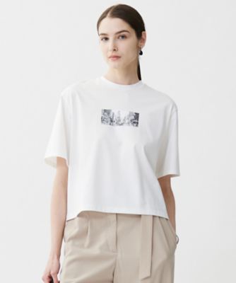 ＜ICB (Women)＞【接触冷感・ＵＶケア・洗える】クロップド　ロゴＴＥＥ（ＫＫＣＹＧＡ０２０４）