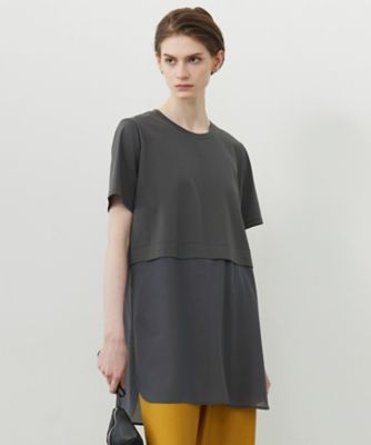 ＜ICB (Women)＞【人気のため新色追加・ＵＶケア・洗える】シアージャージーコンビ　カットソー（ＫＫＣＹＧＭ０５０８）