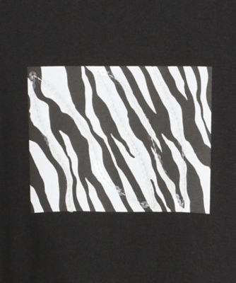 接触冷感・UVケア・洗える】ゼブラ柄 TEE（KKCYGM0604
