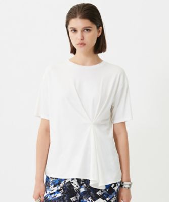 ＜ICB (Women)＞【接触冷感・ＵＶケア・吸水速乾・洗える】グレースジャージー　イレギュラーヘムカットソー（ＫＫＣＹＧＭ０７０１）