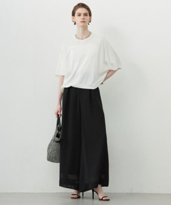 接触冷感・速乾・洗える】Ly．Coハイゲージ ドルマンスリーブプル