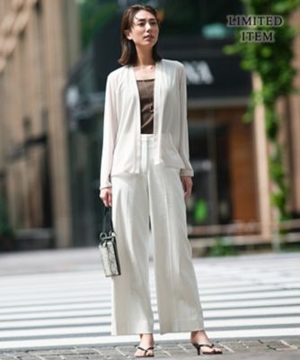 WEB限定・接触冷感・洗える】PINION ショートカーディガン