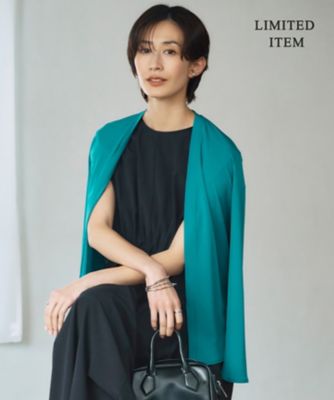 WEB限定・接触冷感・洗える】PINION ショートカーディガン