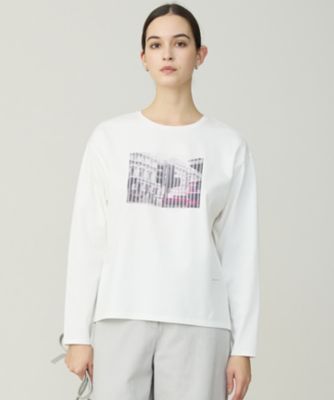 ＜ICB (Women)＞【３０ｔｈ　ＡＮＮＩＶＥＲＳＡＲＹ】　ＬＯＮＤＯＮフォトプリント　ロングスリーブＴシャツ（ＫＫＣＹＧＷ０６３０）