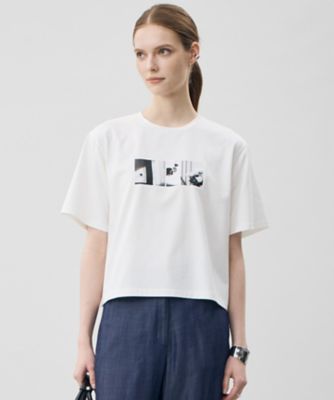 クロップド ロゴTEE（フォトプリント）（KKCYLM1408