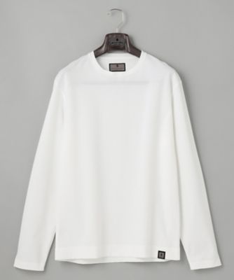 ジャケットのインナーに最適【ＷＥＢ＆一部店舗限定】キレイ目　鹿の子　ビズ長袖Ｔシャツ（ＫＫＧＯＣＡ０３０１）