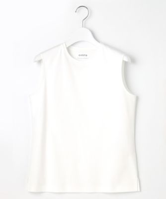 【エステータ】スーピマコットン　プレミアムジャージー　ノースリーブＴシャツ（ＫＫＨ７ＣＭ０９３１）