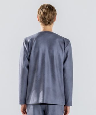 新素材【ストレッチ／光沢感】レザーライクジャージー