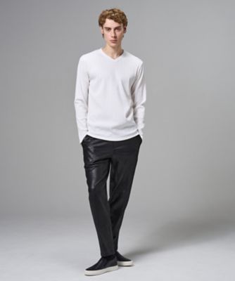 テックリブジャージー Vネックカットソー（KKJHLS0004