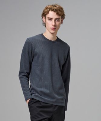 2014SS MA_JULIUS モダールガーゼ カットソー FOG サイズ3 チャンディーガルジャージー クルーネックカットソー
