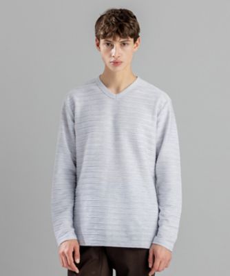 LEON 掲載】ストームリップル Vネックカットソー