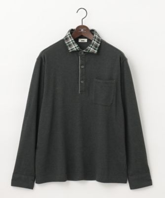 ＜JOSEPH ABBOUD (Men) ＞【キングサイズ・人気！多機能ポロシャツ】チェック柄　ウィンターダディポロシャツ（ＫＫＪＫＮＷ０３０１）