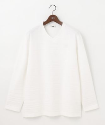 ＜JOSEPH ABBOUD (Men) ＞【キングサイズ・オーガニックコットン】リンクスボーダーＴシャツ（ＫＫＪＫＳＳ０１０１）