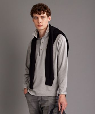 JOSEPH ABBOUD (Men) /ジョセフ アブード 【キングサイズ・保温性/滑らかな肌触り/多機能ポロシャツ】 ウィンターダディー ポロシャツ(KKJKSW0301)