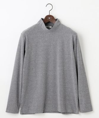 【洗える／ソフトな肌触り】ミニパイルモック　ネック　Ｔシャツ（ＫＫＪＬＣＷ０３０３）